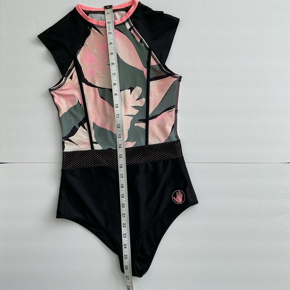 Body Glove Size XS Stand Up Paddle Suit One Piece Cactus Black Floral - Picture 5 of 7